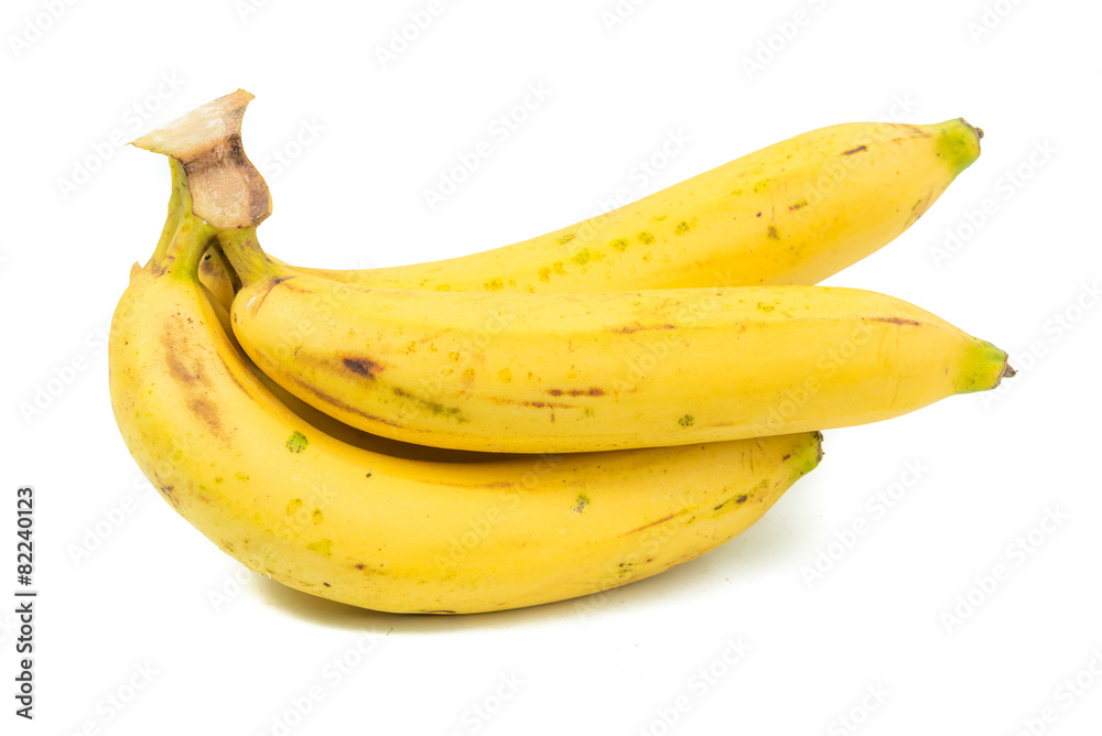 Bunch of bananas isolated on white background Bunch of bananas isolated on white background