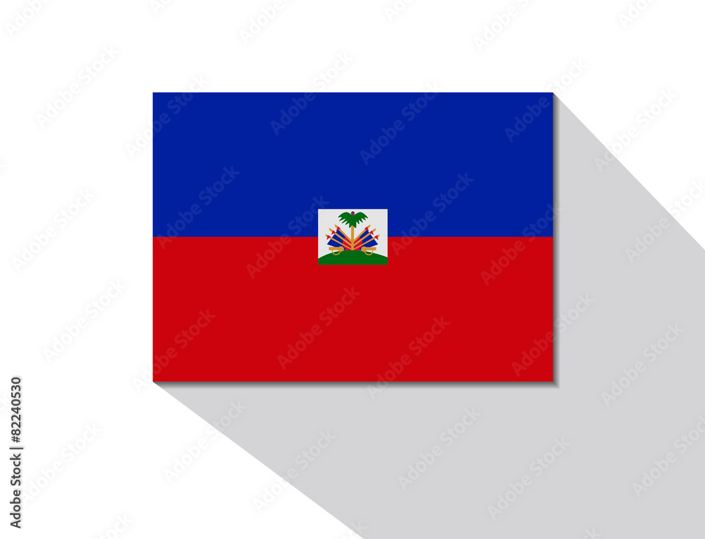haiti long shadow flag haiti long shadow flag