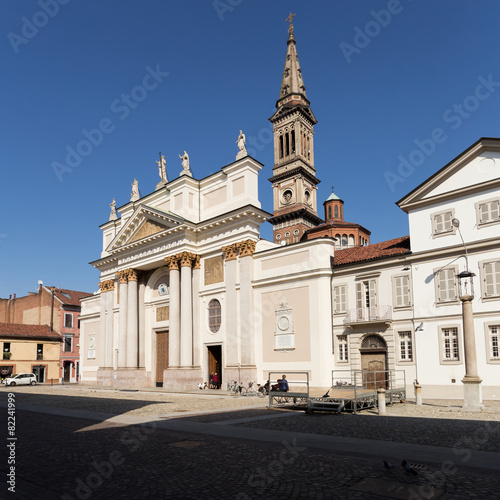 Alessandria cathedral, piedmont, italy