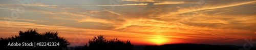 Sonnenuntergang panorama