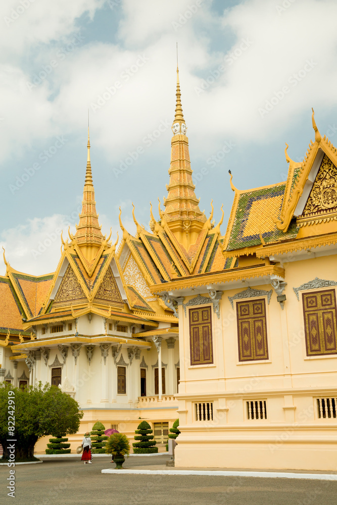 Fototapeta premium Cambodia Royal Palace, The Throne Hall