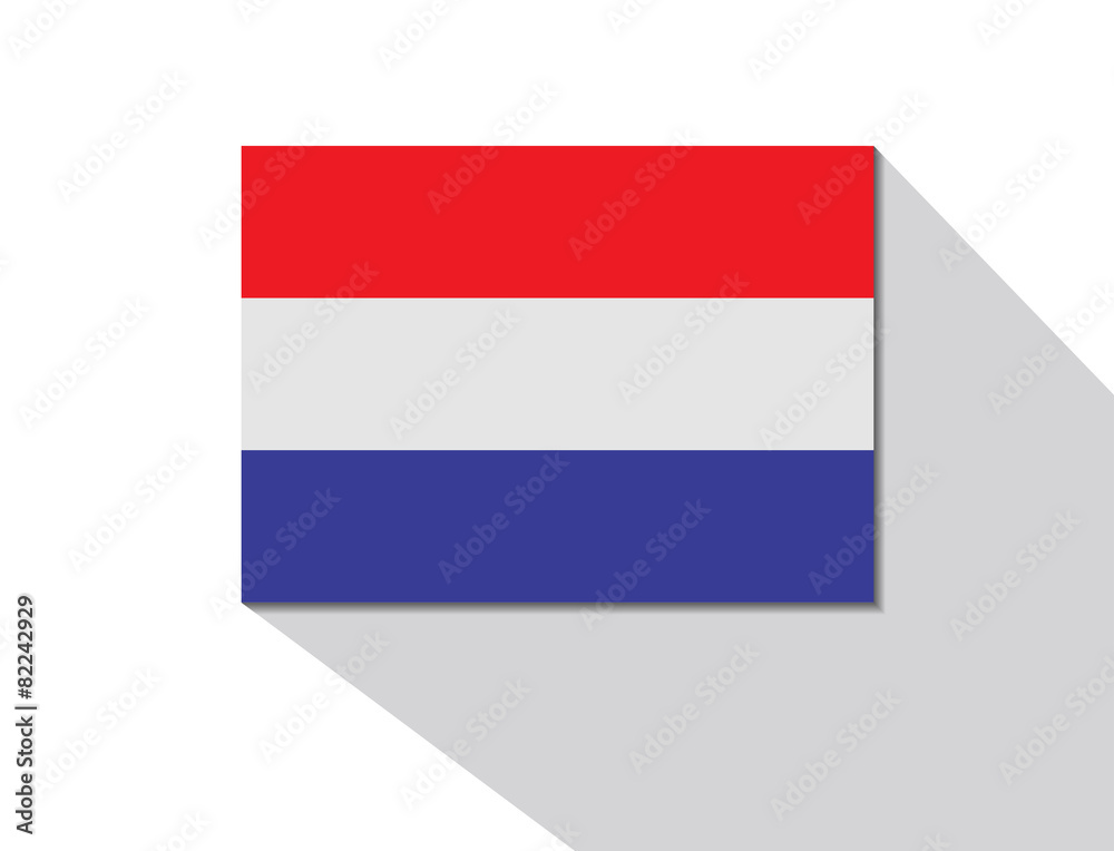 netherlands long shadow flag netherlands long shadow flag