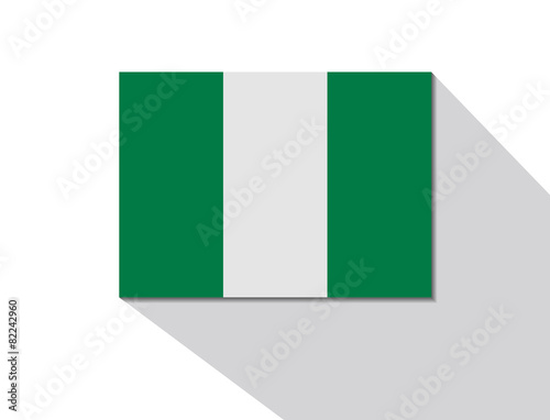 nigeria long shadow flag Free Download nigeria long shadow flag - GFXLoad