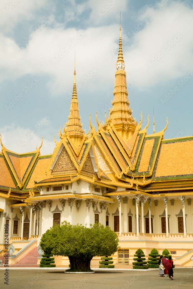 Fototapeta premium Cambodia Royal Palace, The Throne Hall