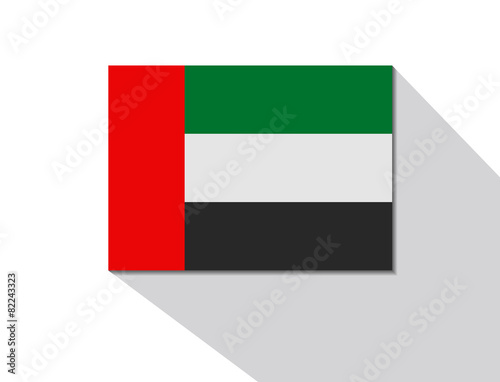 united arab emirates long shadow flag