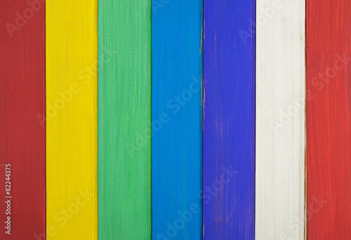 colored wooden background
