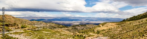 Panorama Hügellandschaft Alpujarras in Andalusien © dietwalther