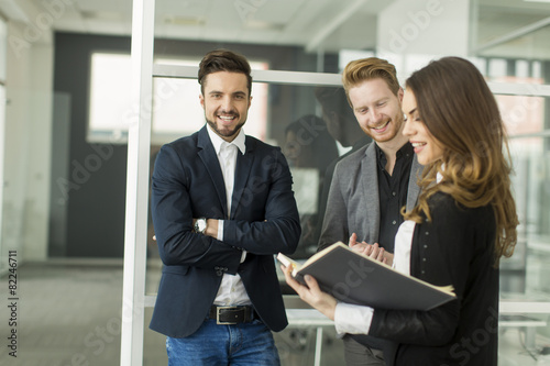 Young people in the office