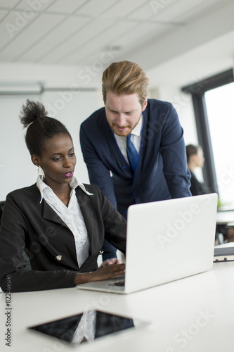 Young people in the office
