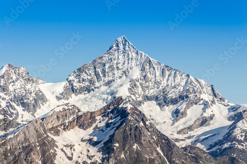 Snow Mountain Range at Alps Region  Switzerland