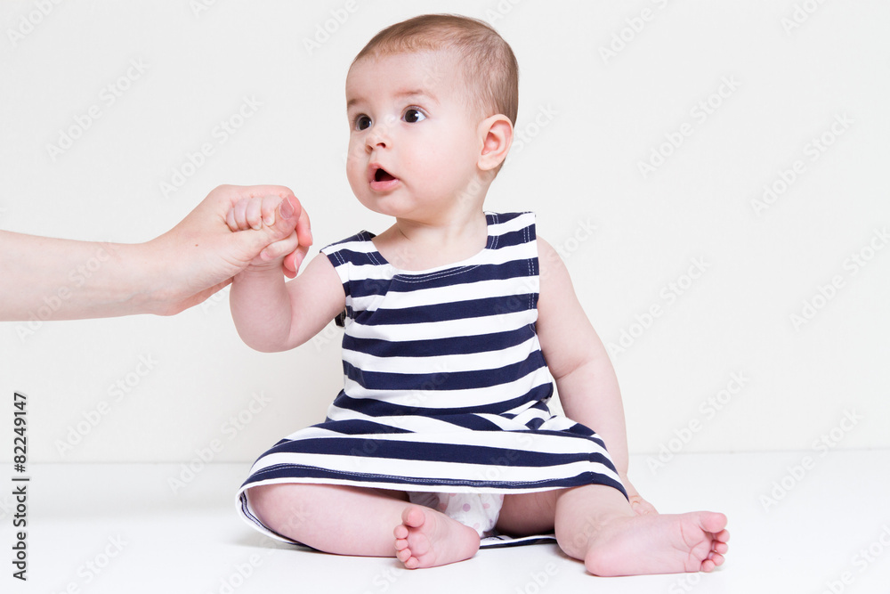 Beautiful smiling cute baby girl Beautiful smiling cute baby girl
