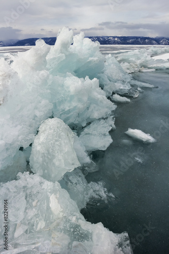 Blue ice of Baikal