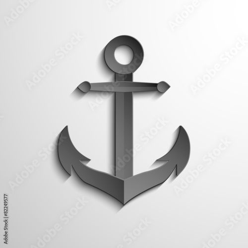 Anchor icon - vector web illustration, easy paste to any