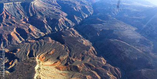 Photography Aerial view of Colorado grand canyon, Arizona, usa