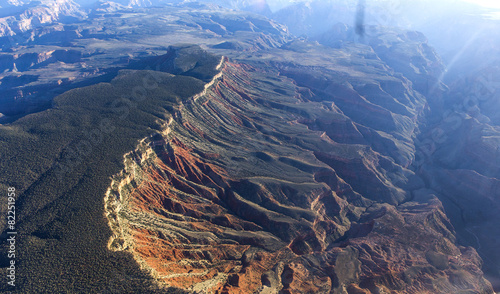Photography Aerial view of Colorado grand canyon, Arizona, usa