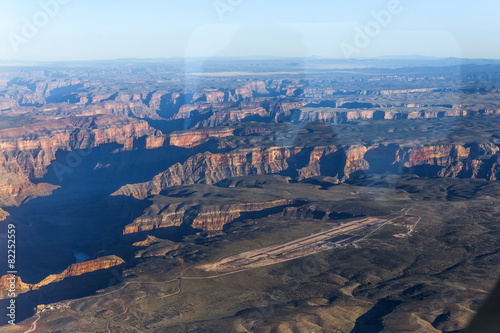 Aerial view of Colorado grand canyon, Arizona, usa