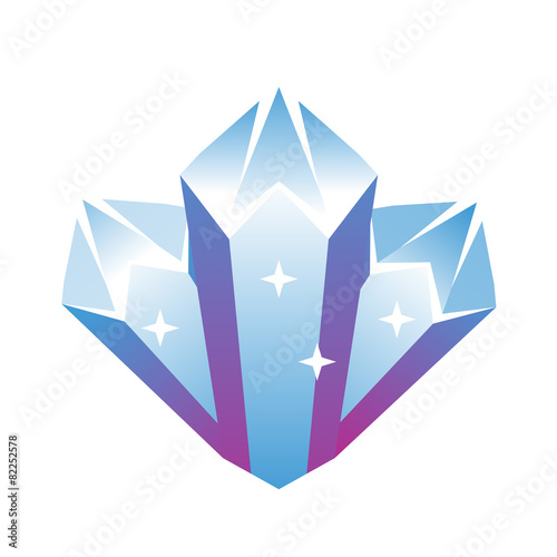 Vector crystal icon