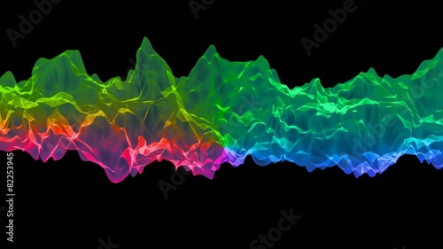 Abstract multicolor Music Equalizer background