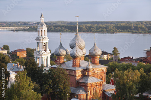 Top view of the Resurrection Church in Kostroma