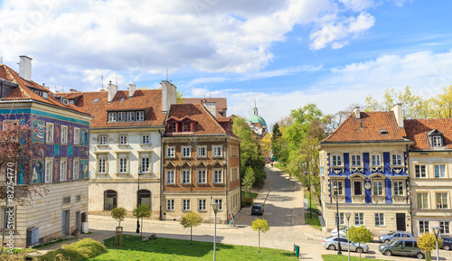 Mostowa Street, the so-called new city in Warsaw