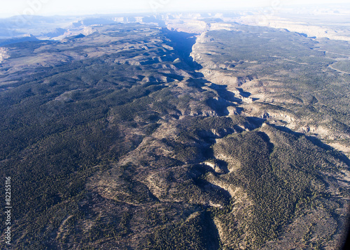 Photography Aerial view of Colorado grand canyon, Arizona, usa