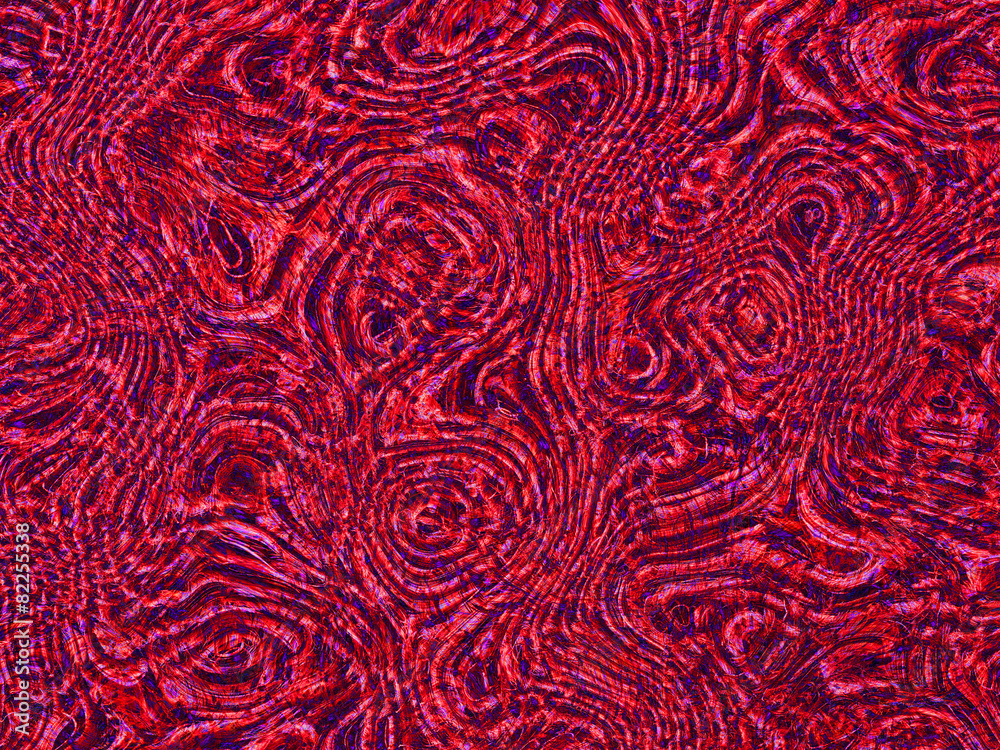 Impressionist abstract art in red in Van Gogh style Impressionist abstract art in red in Van Gogh style