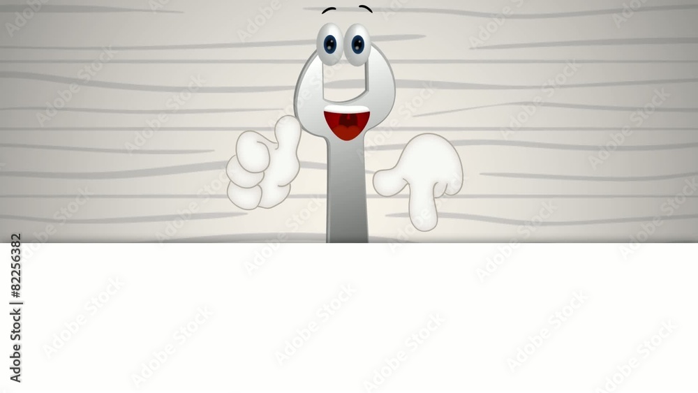 funny wrench cartoon illustration crafts tool tools