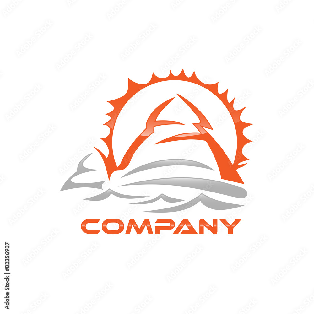 Obraz premium mountain logo