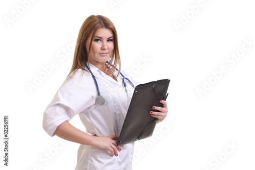 Young doctor woman
