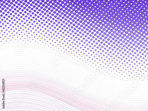Abstract purple halftone with blend