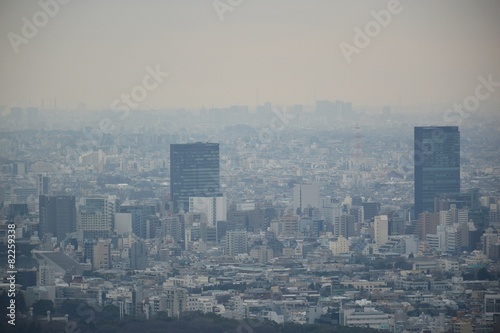 Skyline von Tokio, Japan
