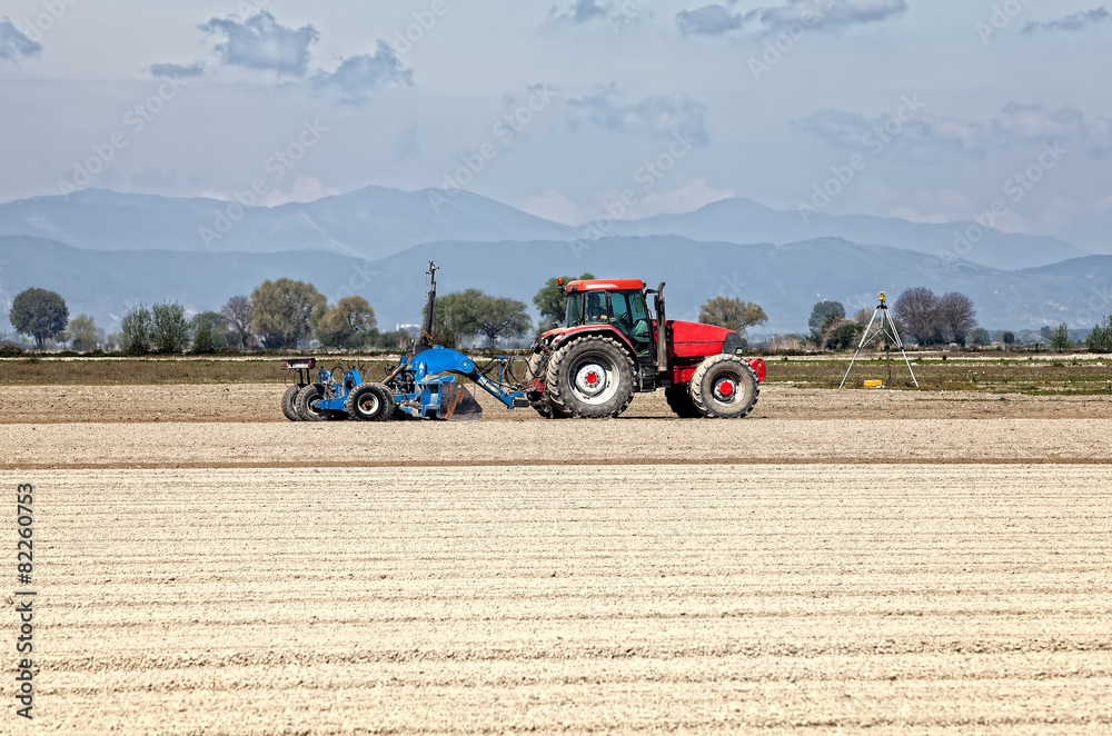 Obraz premium livellare il terreno