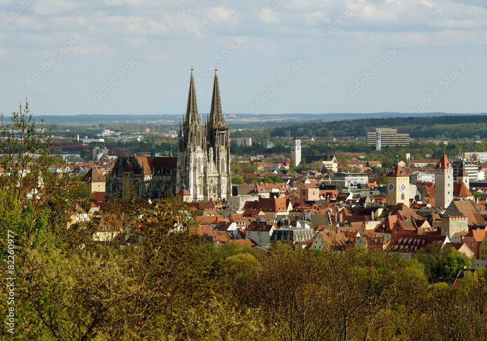 Regensburg von den Winzerer Höhen