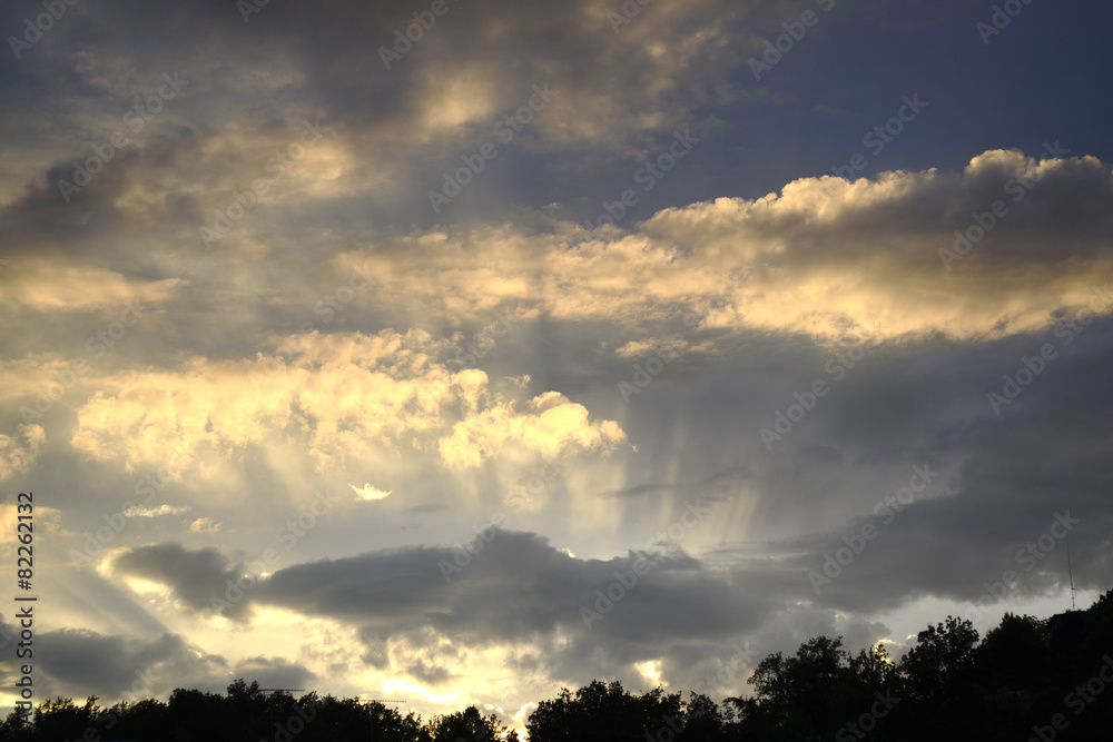 Obraz premium Evening sky