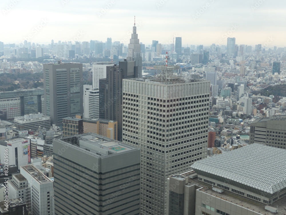 Skyline von Tokio, Japan