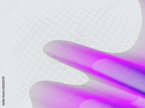 Abstract purple blend ribbon halftone