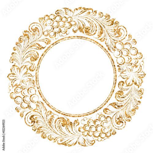 Grape circle garland.