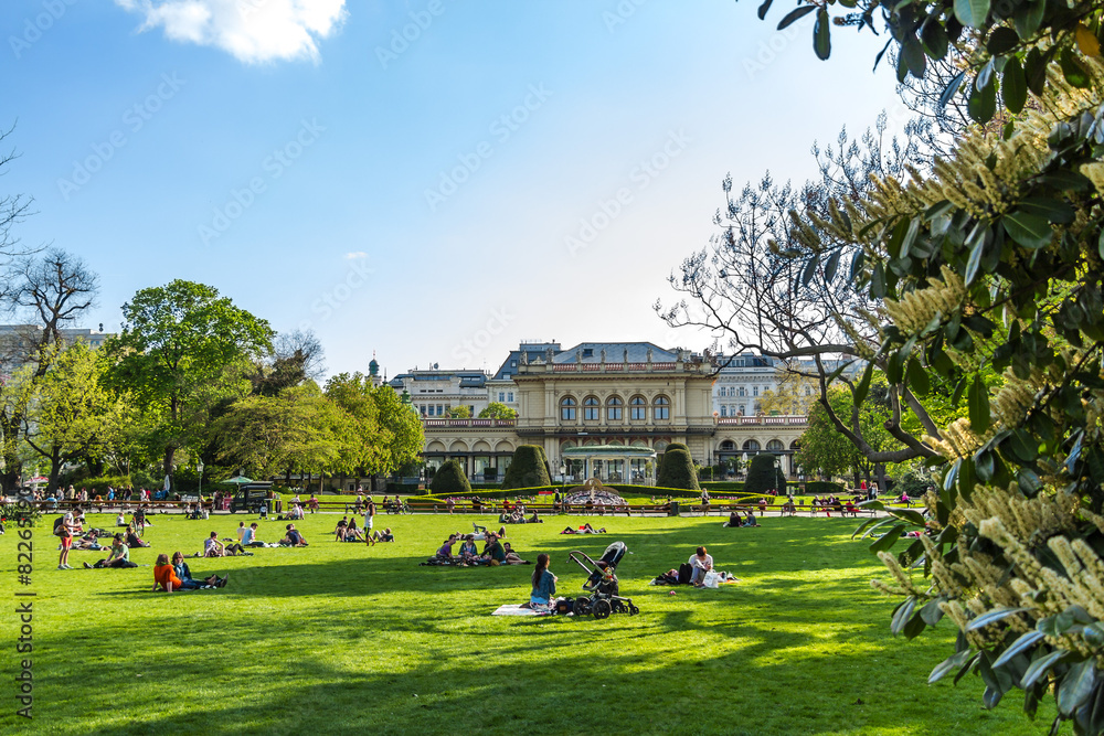 Vienna in the spring sunny day, Austria