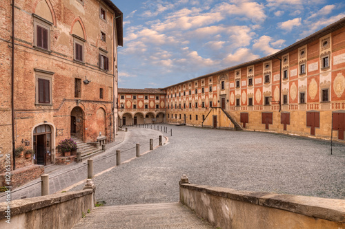 Ancient seminary in San Miniato, Tuscany, Italy photo