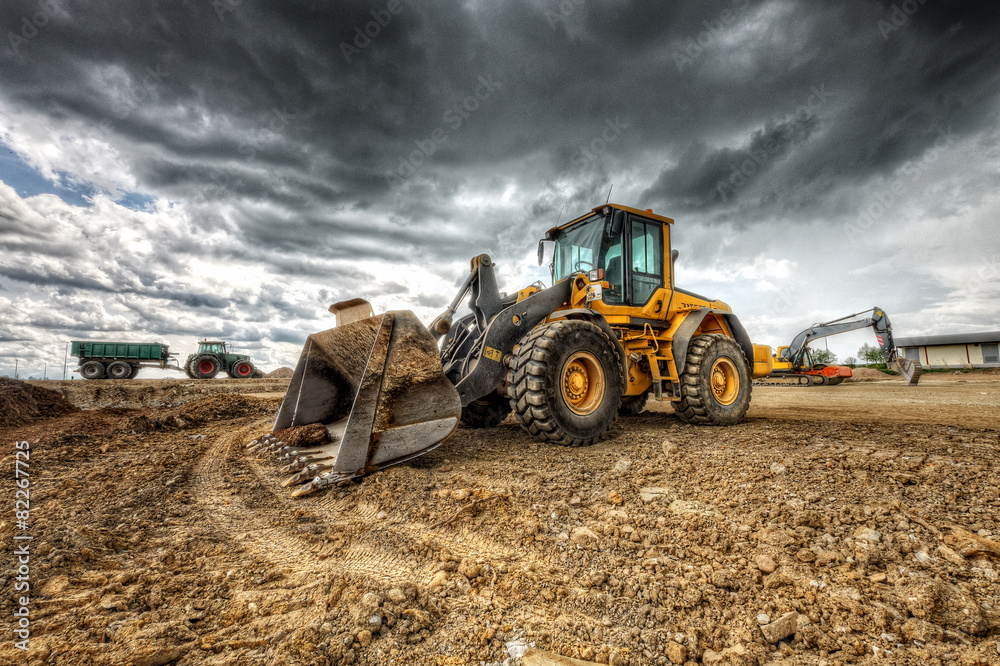 Obraz premium baufahrzeuge