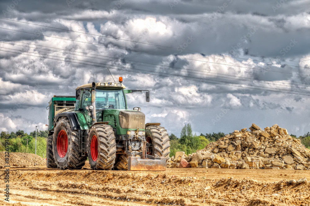 Obraz premium ciągnik