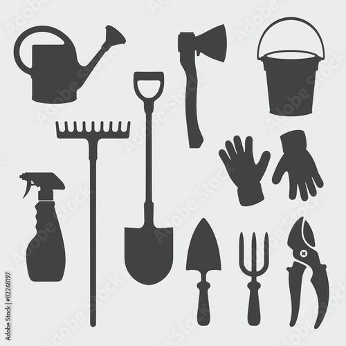 Gardening Tools / Seamless Background