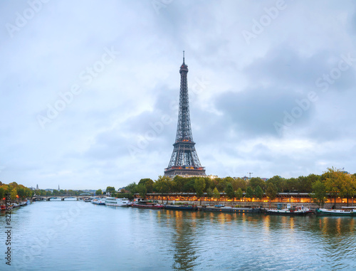 Paris cityscape panorama with Eiffel tower © andreykr