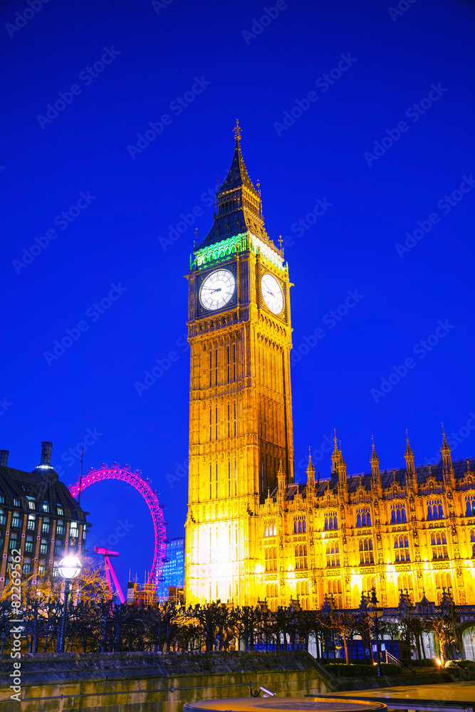 Clock tower in London
