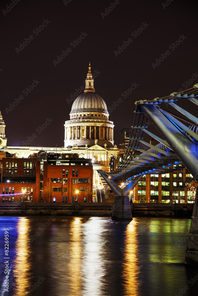 Saint Paul's cathedral in London