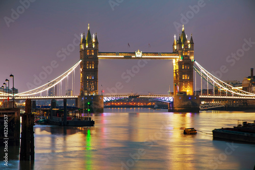 Obraz na płótnie Tower bridge in London, Great Britain w salonie
