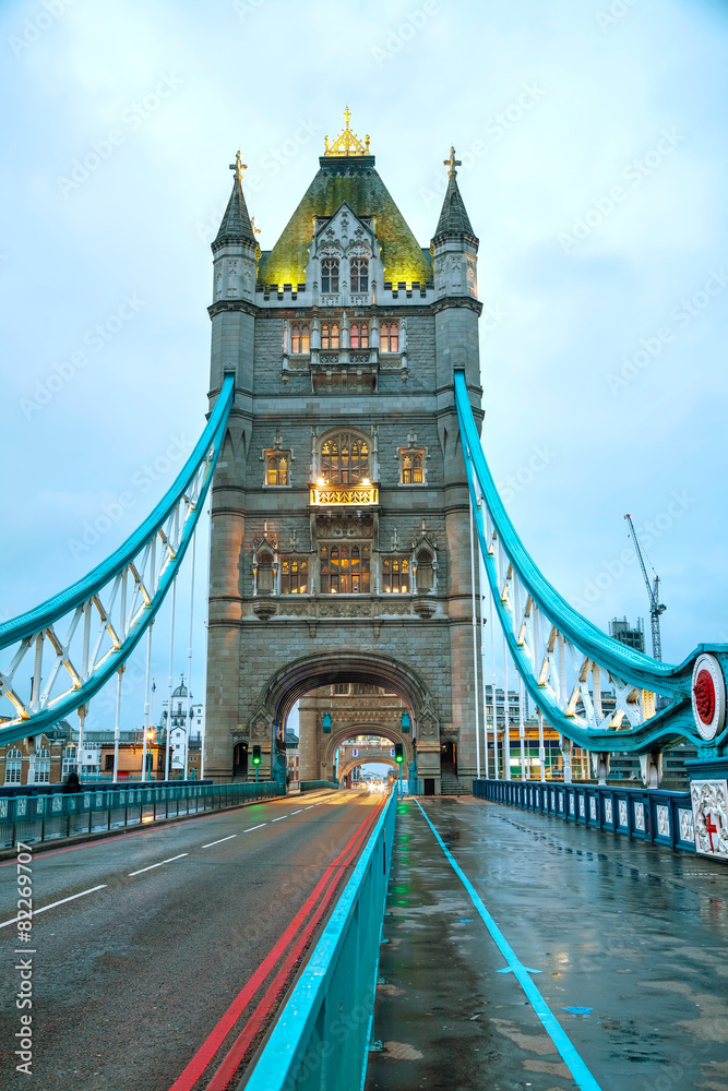 Tower bridge in London, Great Britain