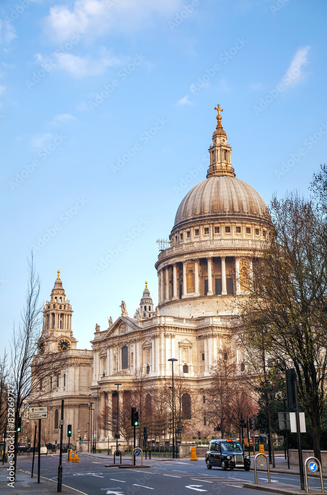 Saint Paul's cathedral in London