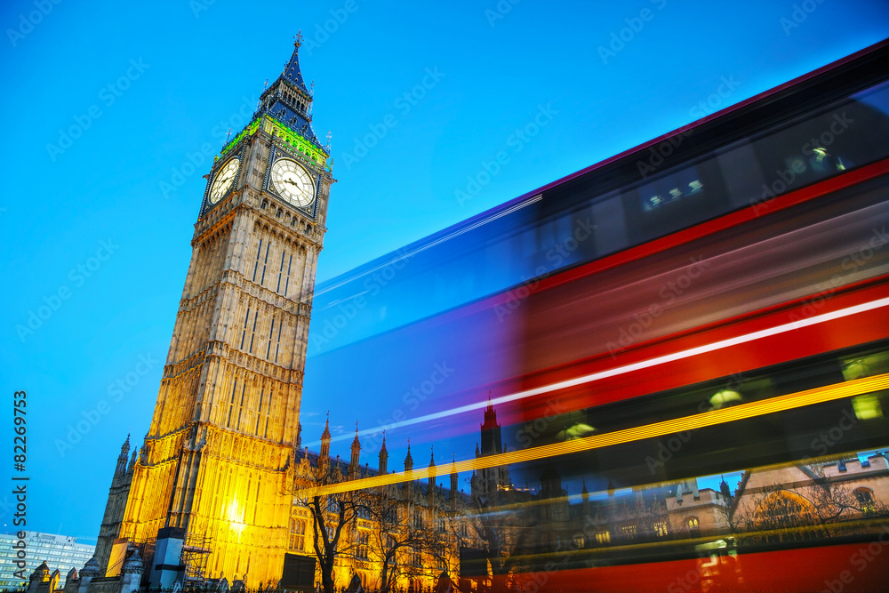 Clock tower in London