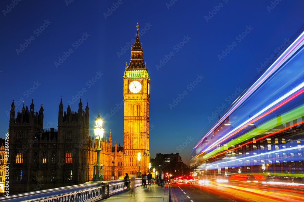 Clock tower in London